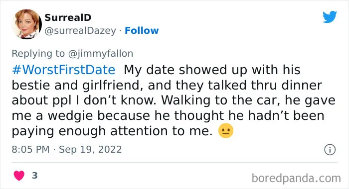 30 Of The Worst First Date Stories People Shared For Jimmy Fallon’s Hashtag Challenge
