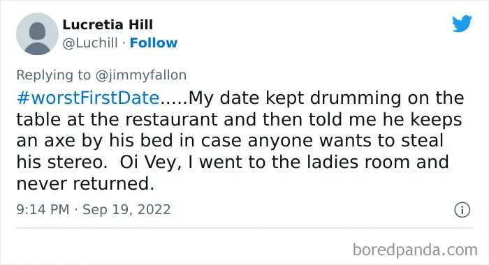 30 Of The Worst First Date Stories People Shared For Jimmy Fallon’s Hashtag Challenge