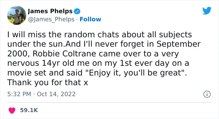 30 Of The Most Touching Tributes Paid To The Late Robbie Coltrane, Star Of Cracker And Harry Potter