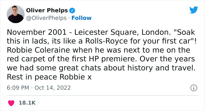 30 Of The Most Touching Tributes Paid To The Late Robbie Coltrane, Star Of Cracker And Harry Potter