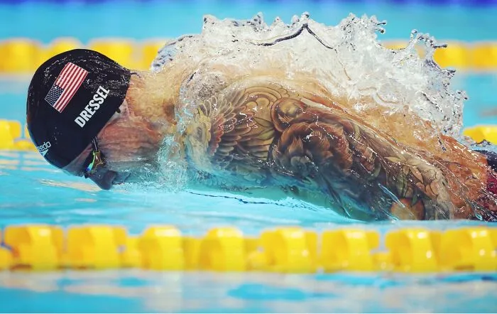 Sports In Action: 2nd Classified, Caeleb Dressel By Ian Macnicol