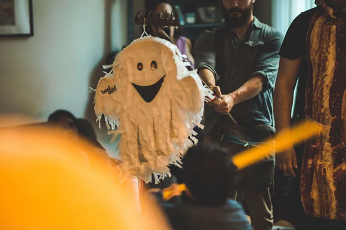 Visiting A Halloween-Themed Party