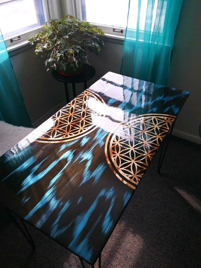 I Made And Painted A Cute Little Table