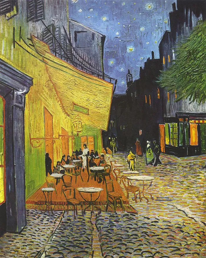 Cafe Terrace At Night