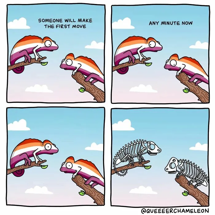 30 Fun Comics By Amee Wilson That Cover The Theme Of Sexual Identities Through Queer Chameleons (New Pics)