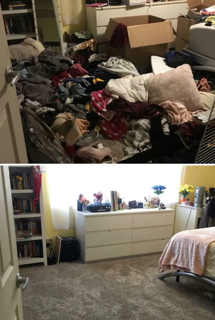 Actualmente estoy en terapia ambulatoria intensiva para mi depresión y me siento mucho mejor, ¡así que mi habitación tenía que reflejar eso!