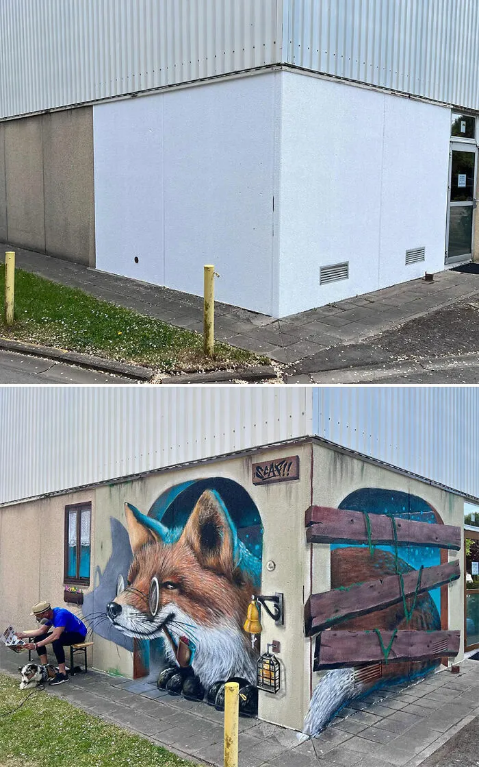 Este artista callejero francés pinta graffitis en 3D y no son para los asustadizos (26 fotos nuevas)