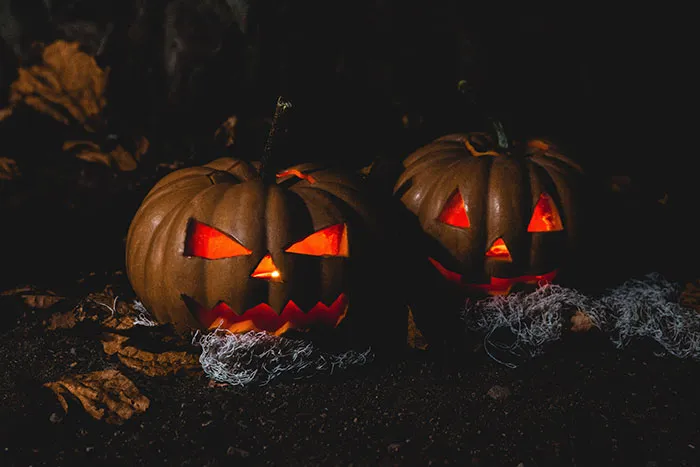 Putting Pumpkins Outside And Lighting Them