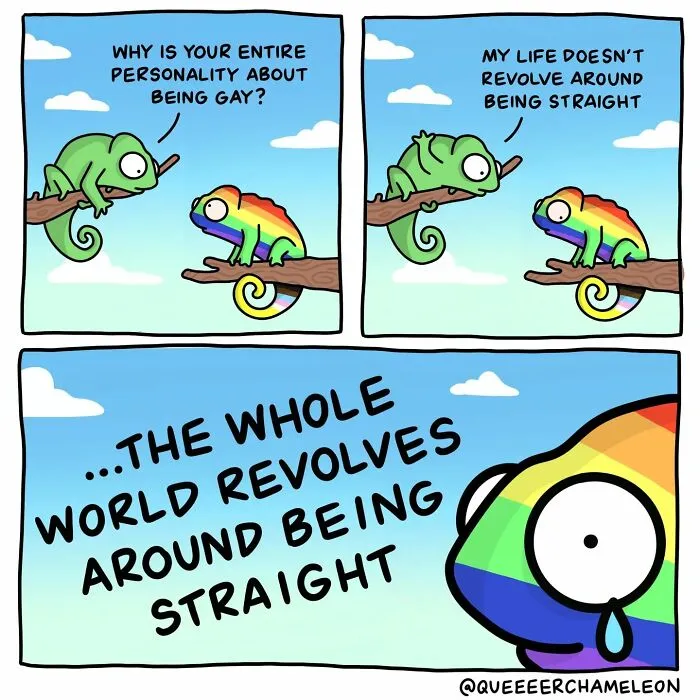 30 Fun Comics By Amee Wilson That Cover The Theme Of Sexual Identities Through Queer Chameleons (New Pics)