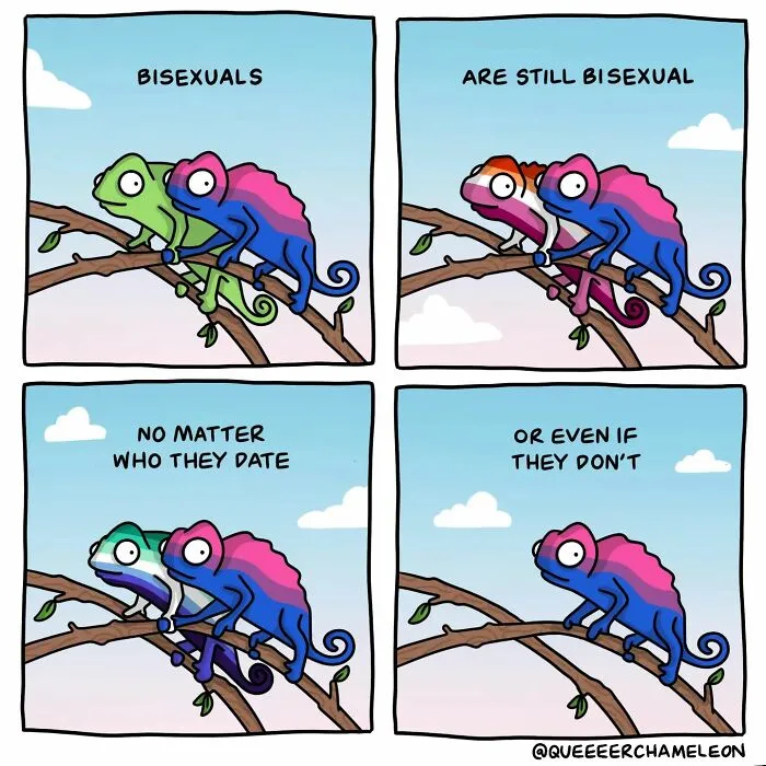 30 Fun Comics By Amee Wilson That Cover The Theme Of Sexual Identities Through Queer Chameleons (New Pics)