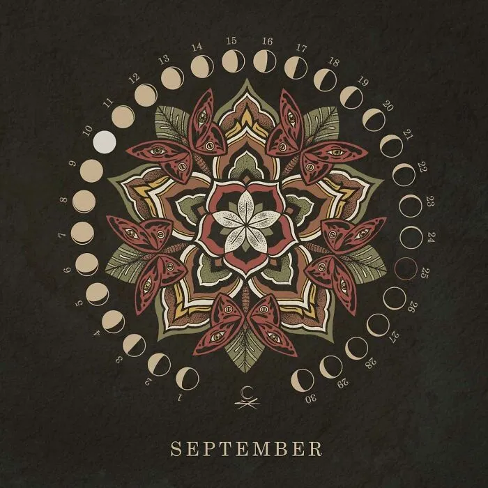 September's Moon Phases