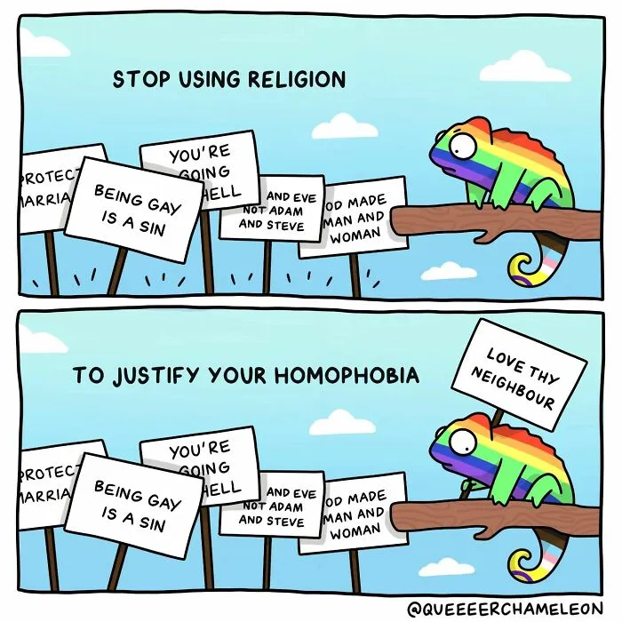 30 Fun Comics By Amee Wilson That Cover The Theme Of Sexual Identities Through Queer Chameleons (New Pics)