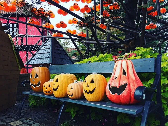 Participating In Pumpkin Carving Contest
