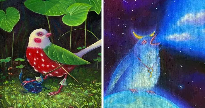 I Create Paintings That Cause Conflicted Feelings Of Peace And Anxiety (16 Pics)