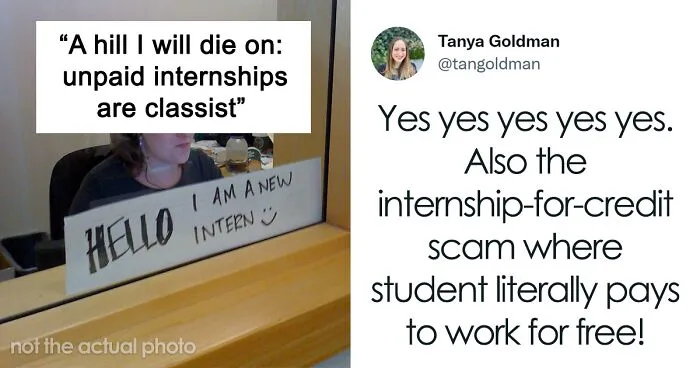 “A Hill I Will Die On”: Twitter User Speaks Out Against Unpaid Internships For Students, Sparks A Discussion Online