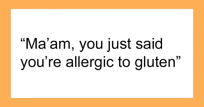 "Sorry, You Said You Were Allergic": Server Gets Applauded Online For Exposing Gluten-Free Trend Chaser