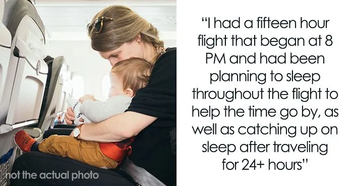 Mother Doesn't Care That Her Kid Is Bothering Other Plane Passengers, Regrets It Later