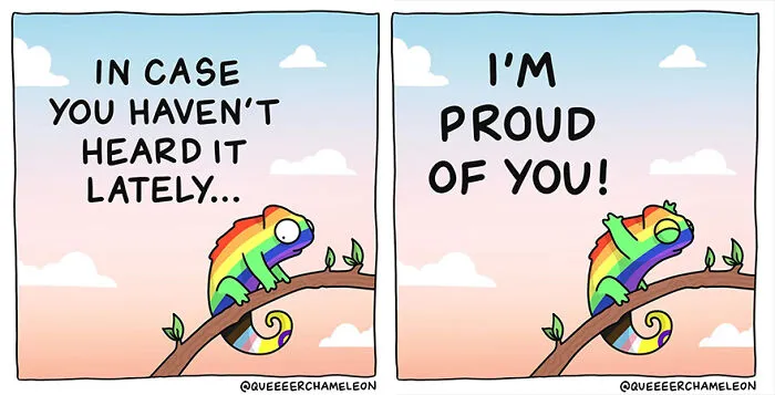 30 Fun Comics By Amee Wilson That Cover The Theme Of Sexual Identities Through Queer Chameleons (New Pics)