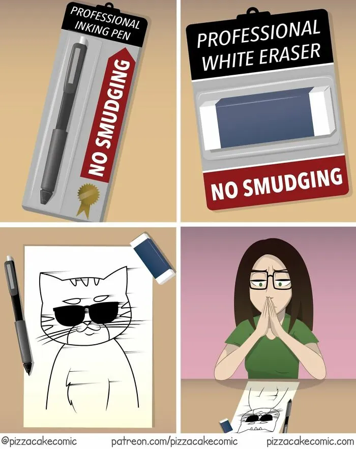 Artist Shares Her 30 New Funny Comics On Her Life As An Artist And Her Daily Struggles