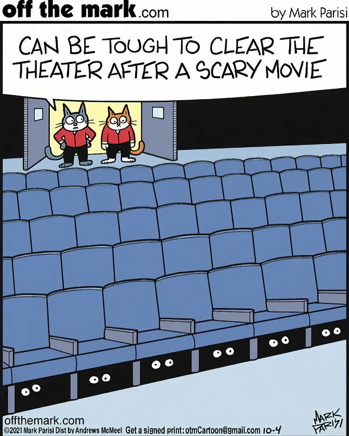 This Artist Reveals What Horror Movies For Animals And Things Would Be Like (40 One-Panel Comics)