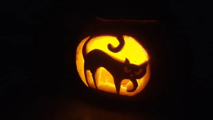 Bored Headless Roach Pumpkin Art - Once Again