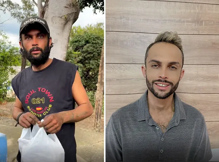 Este peluquero proporciona cambios de imagen gratis a indigentes, y así son los resultados (30 fotos)