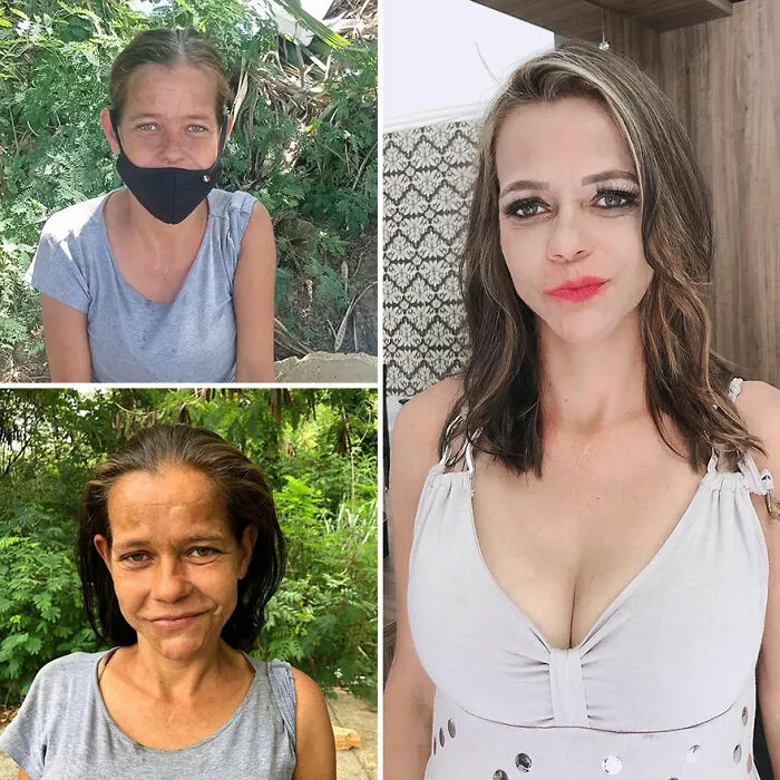 Este peluquero proporciona cambios de imagen gratis a indigentes, y así son los resultados (30 fotos)
