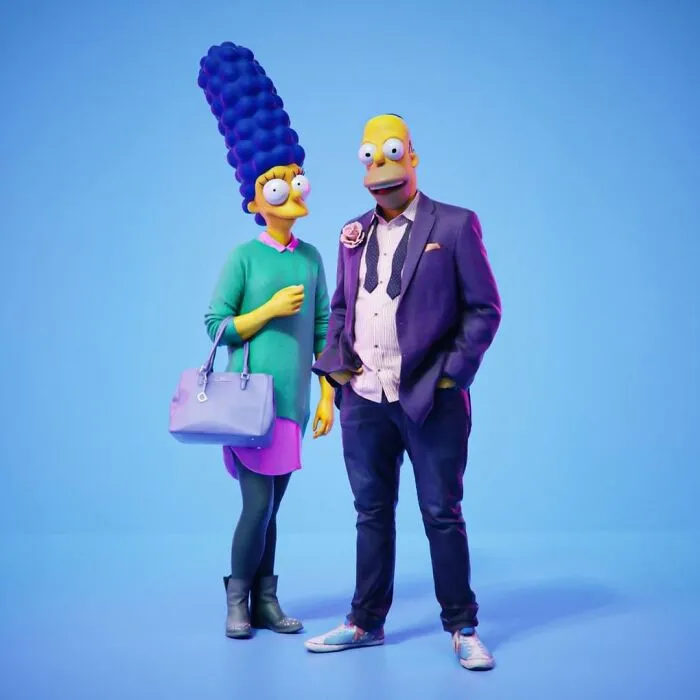 Marge Simpson And Homer Simpson