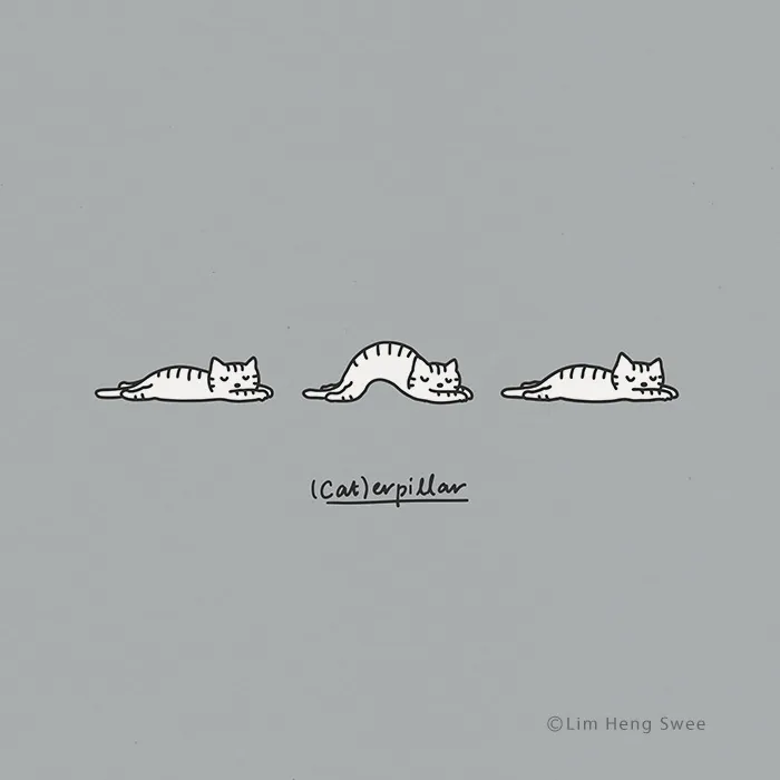 I Create Minimal Illustrations Featuring Cats Blended Into Landscapes And Other Scenes (40 New Pics)