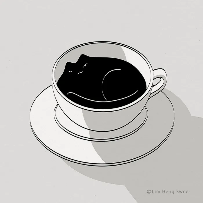 I Create Minimal Illustrations Featuring Cats Blended Into Landscapes And Other Scenes (40 New Pics)