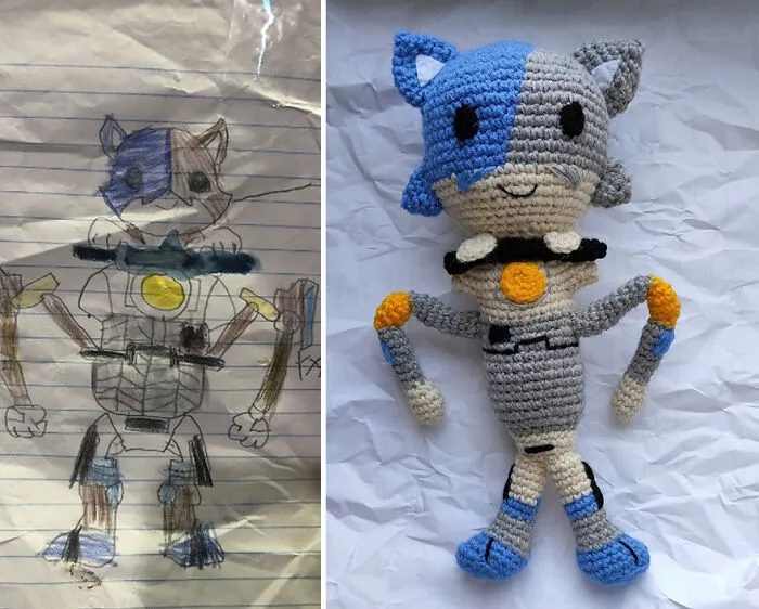 I Create Children's Toys From Their Unique Drawings (35 Pics)