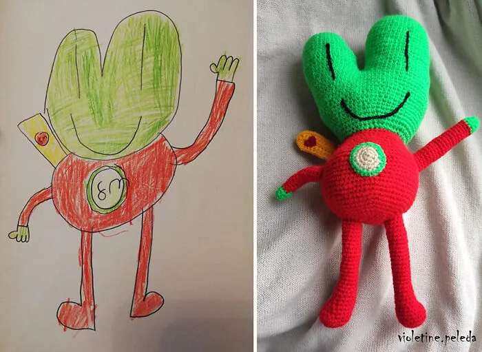 I Create Children's Toys From Their Unique Drawings (35 Pics)