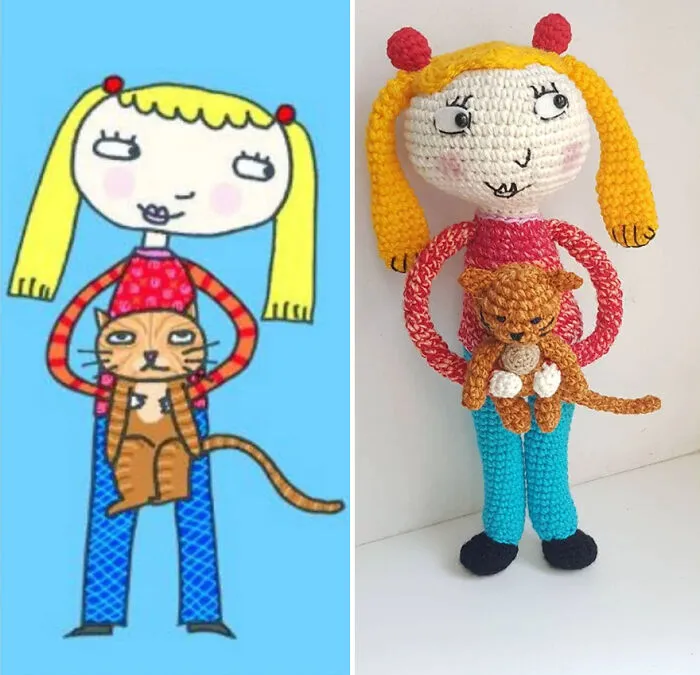 I Create Children's Toys From Their Unique Drawings (35 Pics)