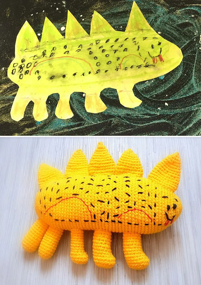 I Create Children's Toys From Their Unique Drawings (35 Pics)