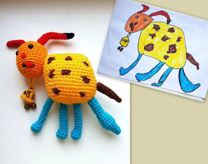 I Create Children's Toys From Their Unique Drawings (35 Pics)