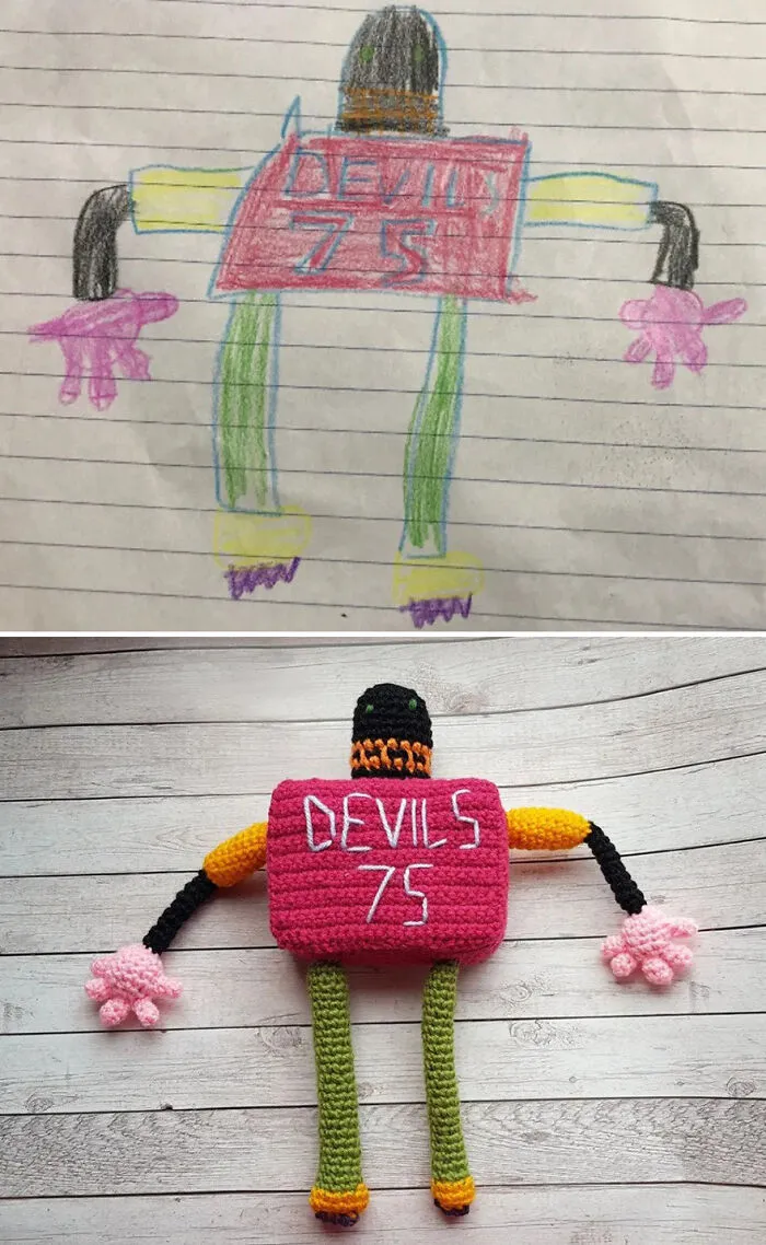 I Create Children's Toys From Their Unique Drawings (35 Pics)