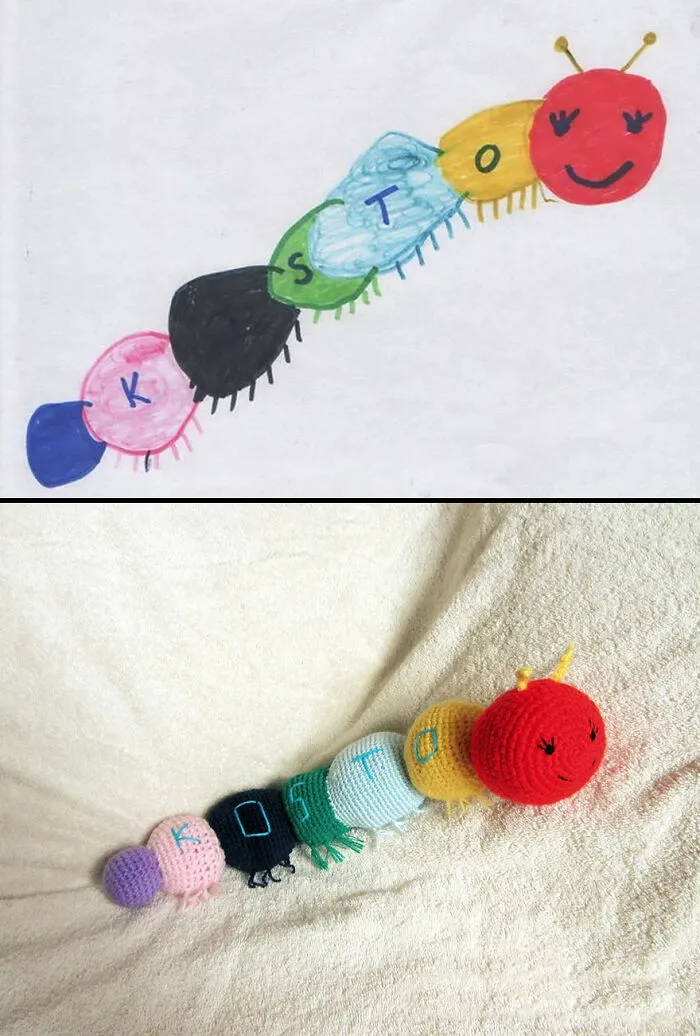 I Create Children's Toys From Their Unique Drawings (35 Pics)