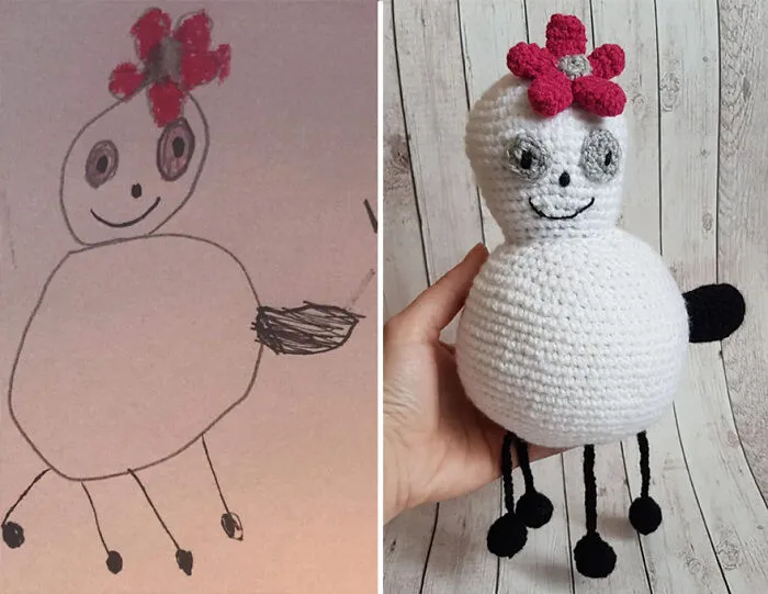 35 Dibujos únicos hechos por niños que transformé en auténticos juguetes