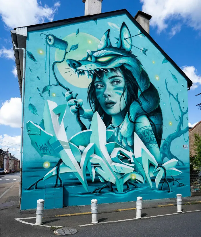 Este artista callejero francés pinta graffitis en 3D y no son para los asustadizos (26 fotos nuevas)