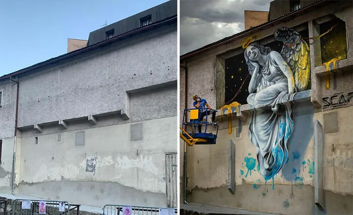 Este artista callejero francés pinta graffitis en 3D y no son para los asustadizos (26 fotos nuevas)
