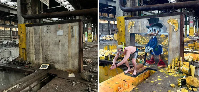Este artista callejero francés pinta graffitis en 3D y no son para los asustadizos (26 fotos nuevas)