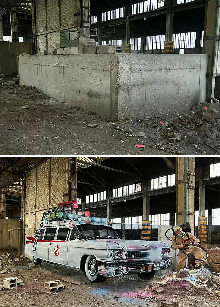 Este artista callejero francés pinta graffitis en 3D y no son para los asustadizos (26 fotos nuevas)