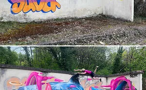 French Street Artist Paints 3D Graffiti And It’s Not For The Faint Of Heart (26 New Pics)