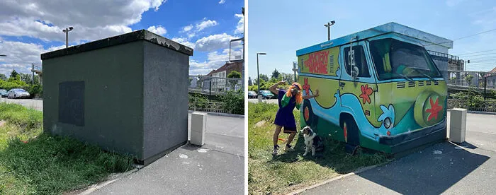 Este artista callejero francés pinta graffitis en 3D y no son para los asustadizos (26 fotos nuevas)