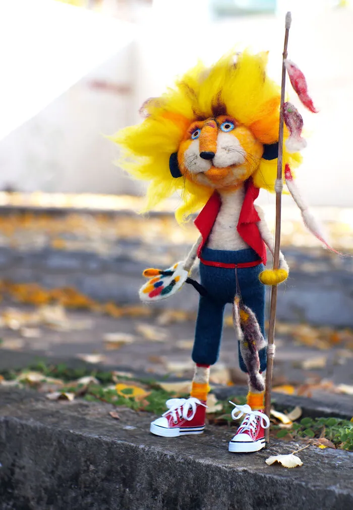 I Make Artistic And Extremely Emotive Dolls With Exaggerated Features From Wool (32 Pics)