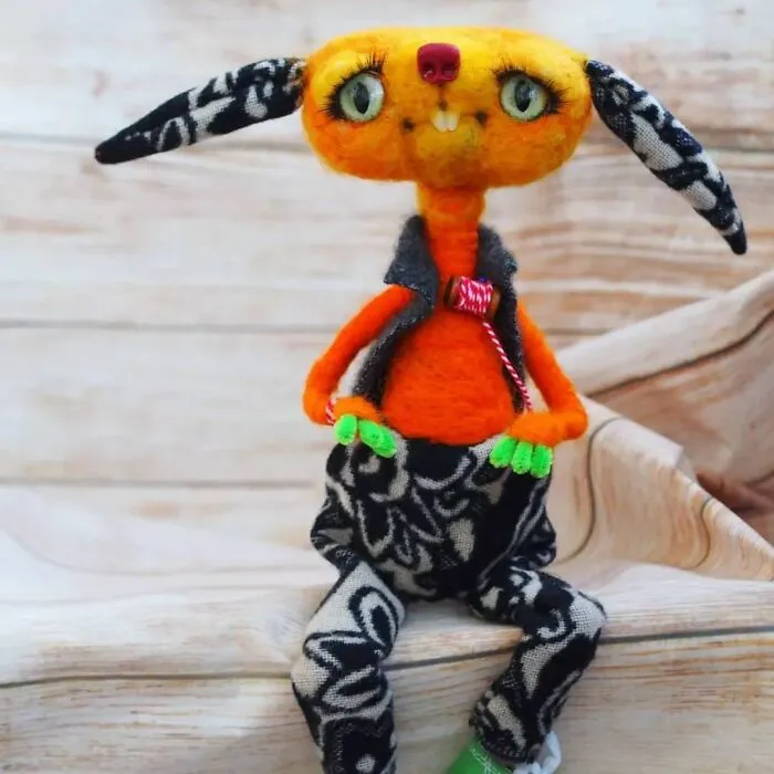 I Make Artistic And Extremely Emotive Dolls With Exaggerated Features From Wool (32 Pics)