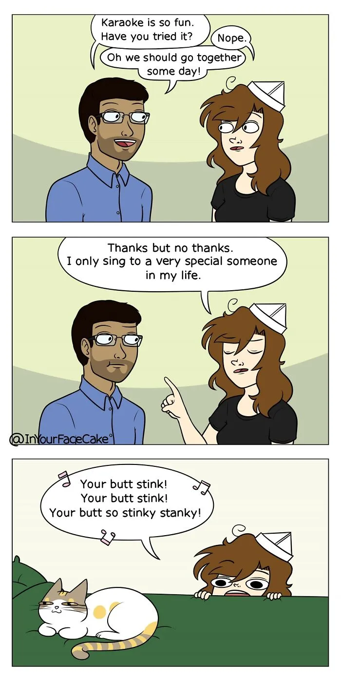 Artist Makes Comics About Her Daily Life With A Boyfriend And A Cat, And Here Are The Best 40 Comics (New Pics)