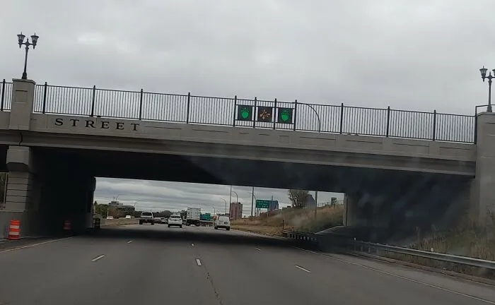 At First, I Thought I Needed To Change Lanes.  Zoom In.  It's "Art"