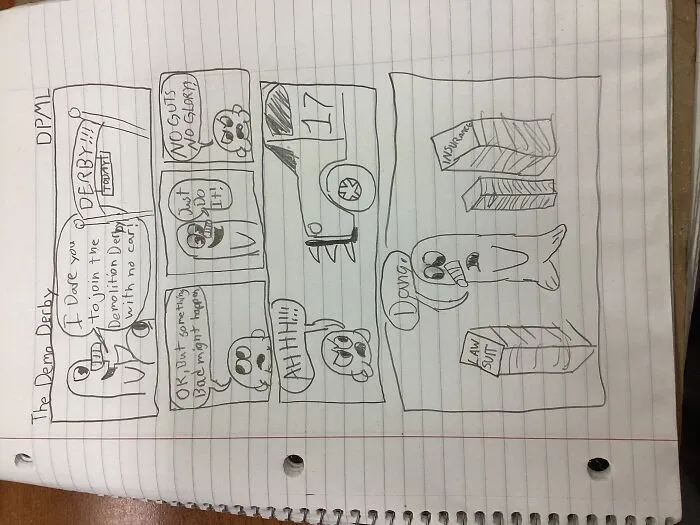The Demo Derby: A Comic By Me