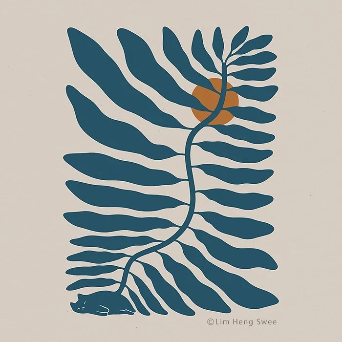 I Create Minimal Illustrations Featuring Cats Blended Into Landscapes And Other Scenes (40 New Pics)